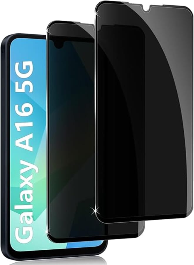 Privacy Screen Protector For Samsung Galaxy A16 / A26, Anti-Spy Privacy Screen Glass Film HD Tempered Glass Anti-scratch Screen...